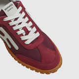 Jet Sneakers in Rose Lie de Vin / Blanc