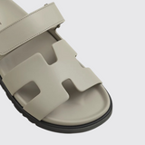 Chypre Sandals in Beige Esquisse