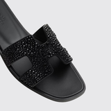 Oran Sandals in Noir