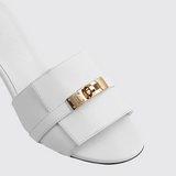 Gigi 50 Sandals in Blanc