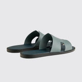 Izmir Sandals in Bleu Tonnerre / Bleu Céleste