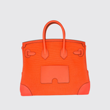 Preloved Birkin 25 Cargo in Orange Field