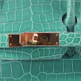 Preloved Birkin 30 in Vert Jade