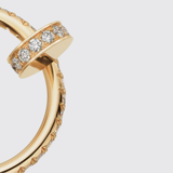 Preloved Juste un Clou Hoop Earrings