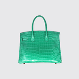 Preloved Birkin 30 in Vert Jade