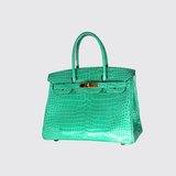 Preloved Birkin 30 in Vert Jade