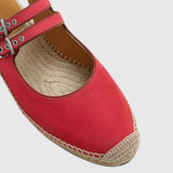 Menorca Espadrilles in Rose Grenade / Rouge Piment