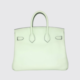 Preloved Birkin 25 in Vert Fizz