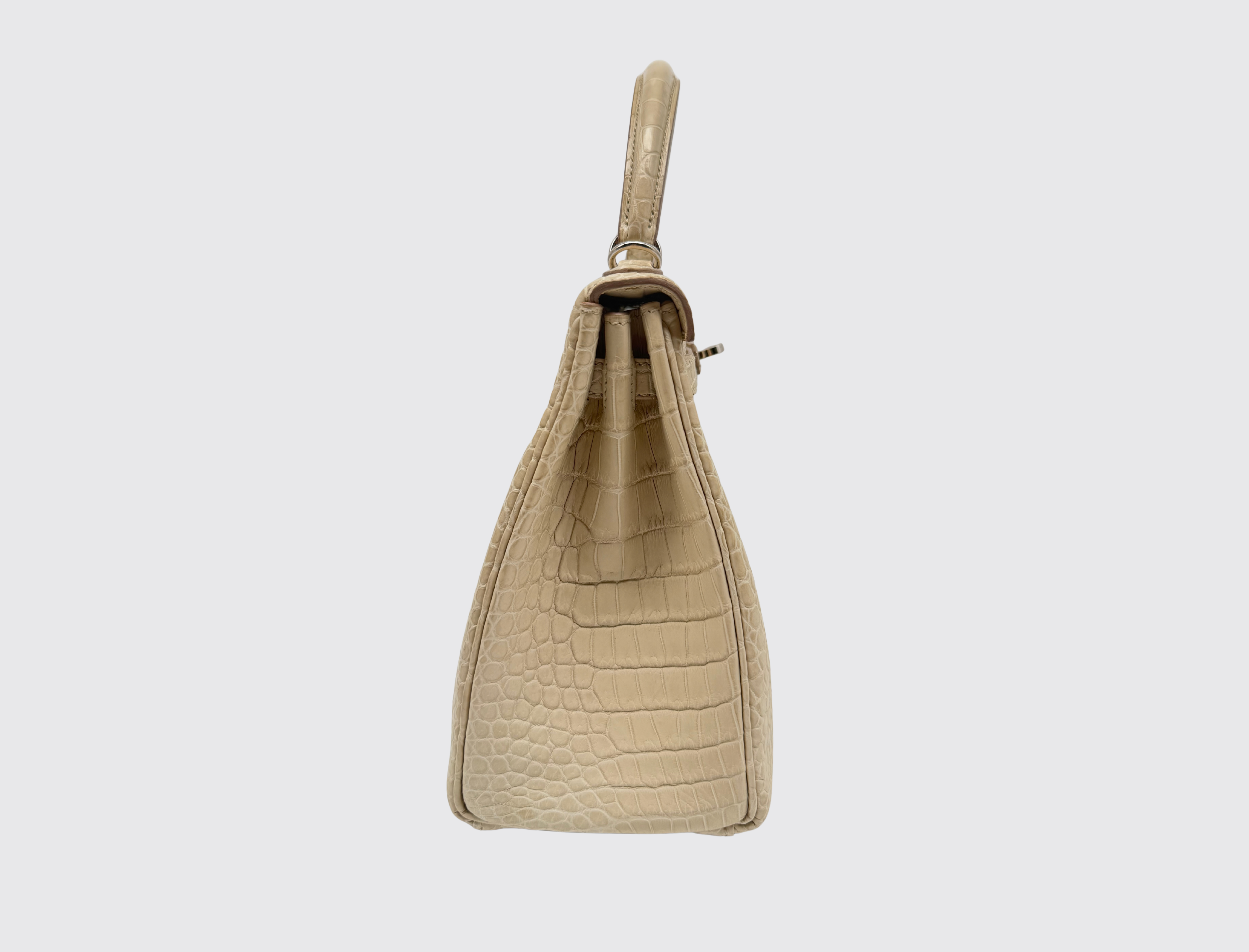 Pre-owned Hermès Kelly 25 in Beton, image 5