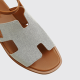 Maya Sandals in Prunoir / Naturel