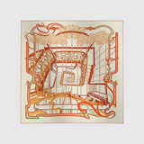 La Ligne Coup de Fouet Scarf 90