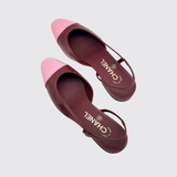 Two-Toned Slingback Pumps
