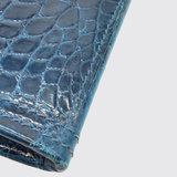 Preloved Jige Clutch in Bleu Izmir