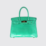 Preloved Birkin 30 in Vert Jade