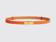 Hermès Kelly 18 Belt in Feu GHW, image 1