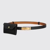 Kelly Pocket Belt in Noir GHW