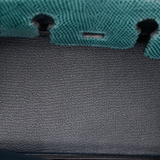 Birkin 25 in Vert Rousseau & Vert Cypress