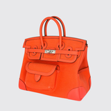 Preloved Birkin 25 Cargo in Orange Field
