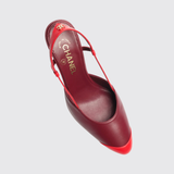 Two-Toned Slingback Pumps