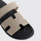 Chypre Sandals in Beige Esquisse