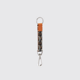 Mousqueton Key Ring in Tan/Black