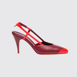 Two-Toned Slingback Pumps