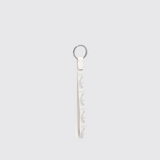 Sesame Key Ring in White