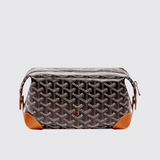 Bowling 25 Toiletry Bag in Tan/Black