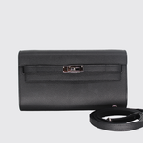 Preloved Kelly To-Go Wallet in Noir