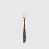 Sesame Key Ring in Tan/Black
