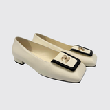 Turnlock CC Logo Ballet Flats