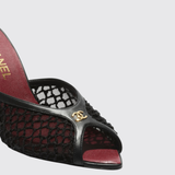 Peep-Toe Mules