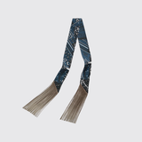 Bandana Leather Fringes Twilly