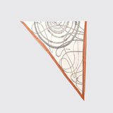 “Fouets et Badines” Triangle Scarf