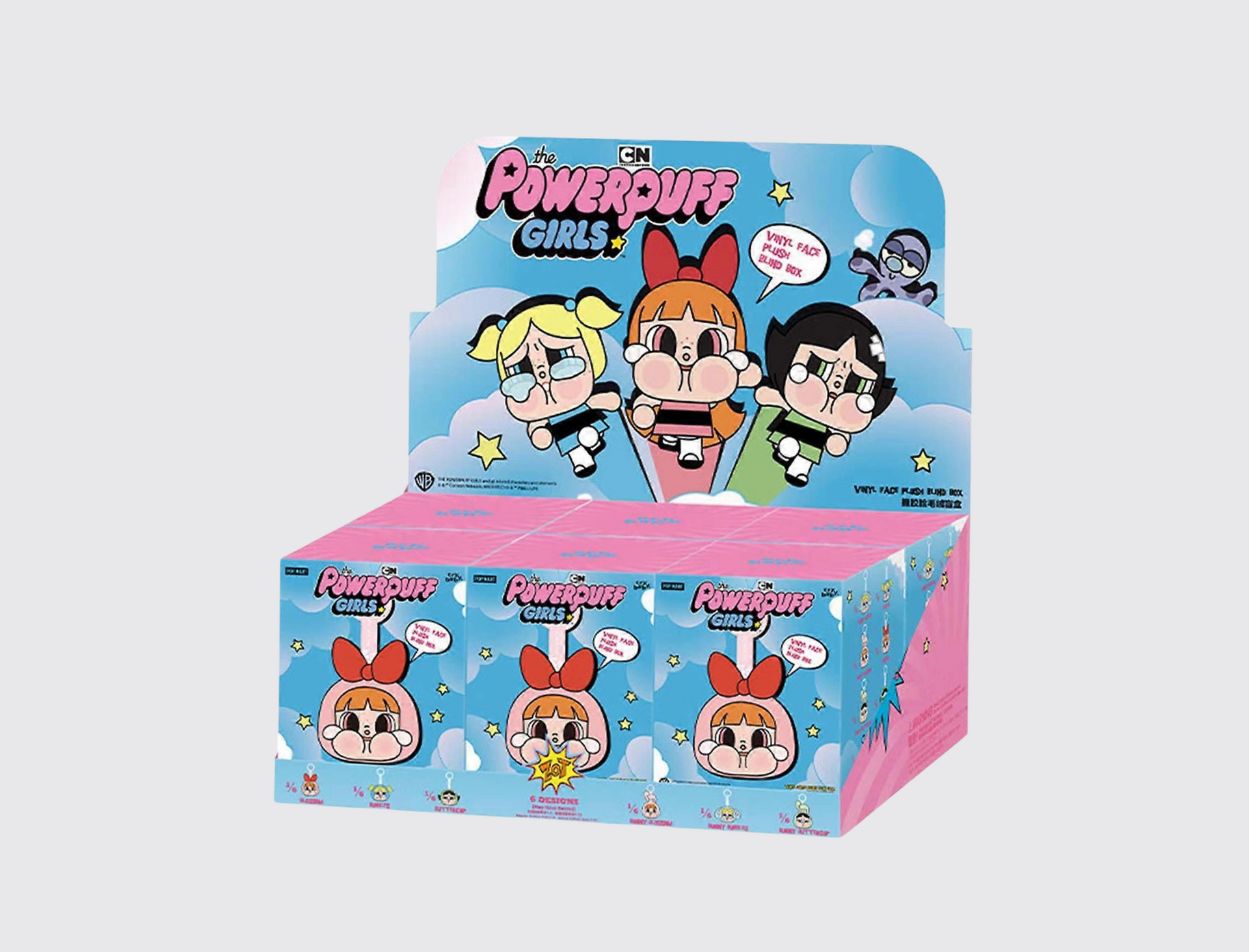 CRYBABY ウェハース ボックス入り CRYBABY x Powerpuff Girls Series - Vinyl Face Plus Blind Box (Set