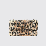 Chanel Leopard Print Maxi Flap Bag 32cm