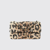 Chanel Leopard Print Maxi Flap Bag 32cm
