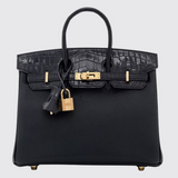 Birkin 25 in Noir