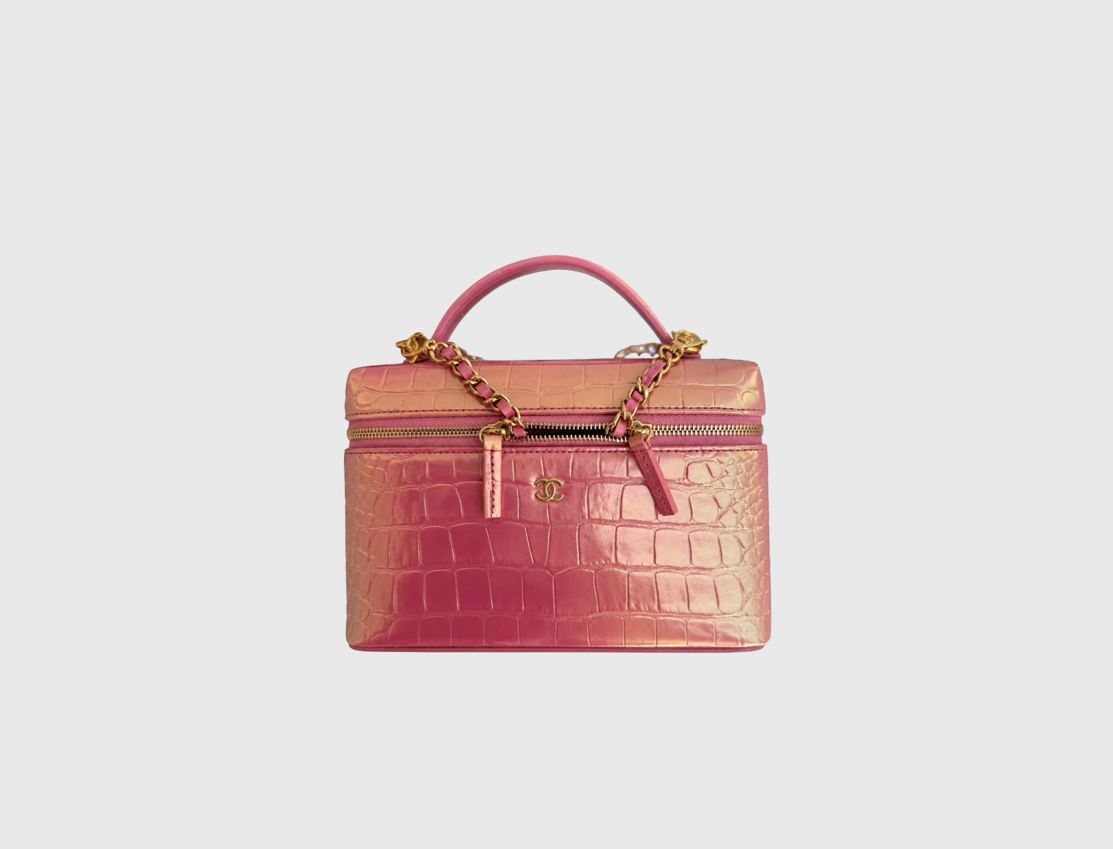 Chanel Slim Iridescent Crocodile Vanity