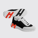 Bouncing Sneakers in Noir/Blanc