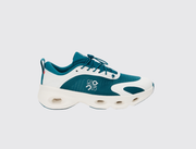 Loewe x On Cloudsolo Sneakers in Teal & Eggshell, image 1