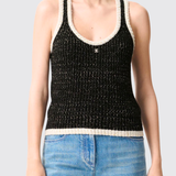 Chanel Tank Top in Black