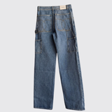 Logo Embroidered Straight Jeans