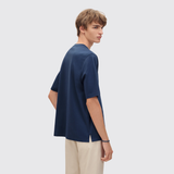 "H'Cheval" T-Shirt with Leather Detail