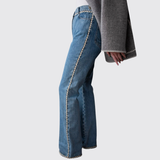 Chain Trim Jeans