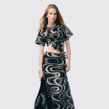 Printed Cotton Voile Top