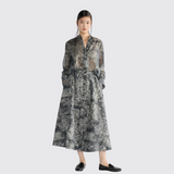 Dioriviera Long Blouse in Bleu Foncé
