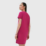 Embroidered Pocket Dress