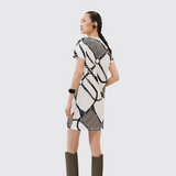 "Coaching Remix" Straight Dress