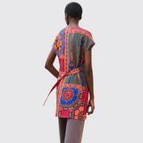 "Effet Kaleidoscope" Belted Tunic